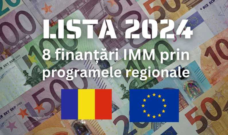 LISTA 2024 Granturi IMM în valoare totală de 420 milioane EUR